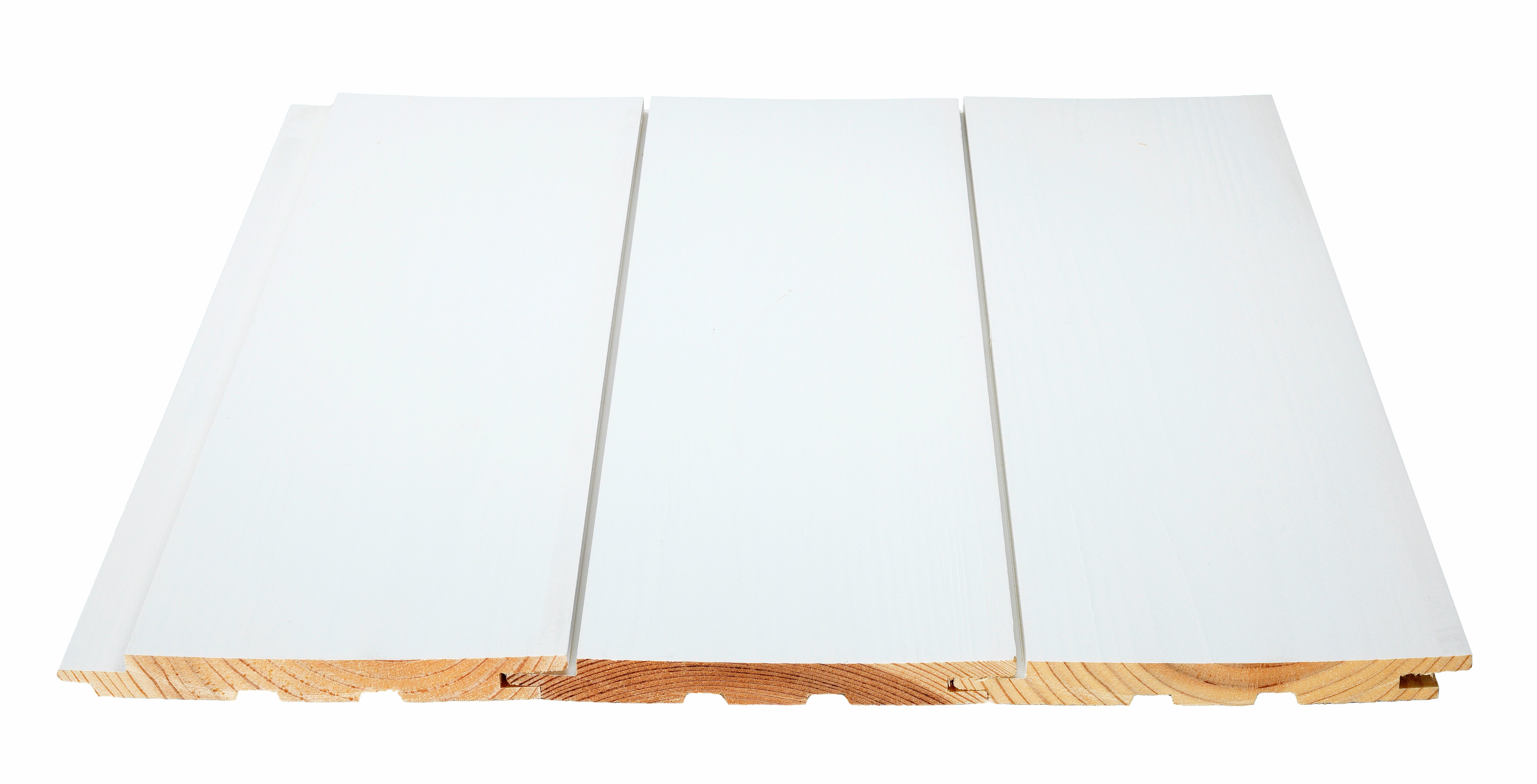 15x145x2670 STS-3 MÄNTY ELEGANCE VALKOINEN PP PIILONAULAUSPONTTI